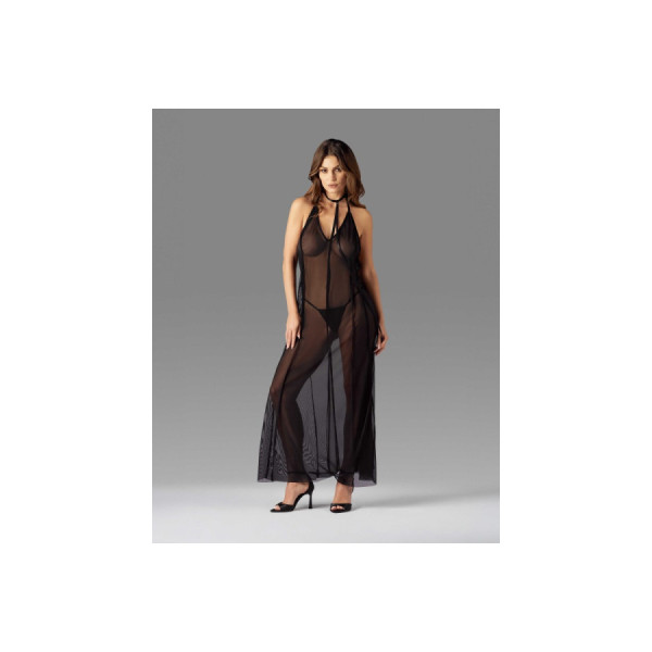 Nuites robe longue - Noire